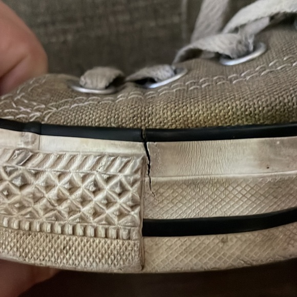 Grey Converse Low Top Size 8 - Picture 5 of 10